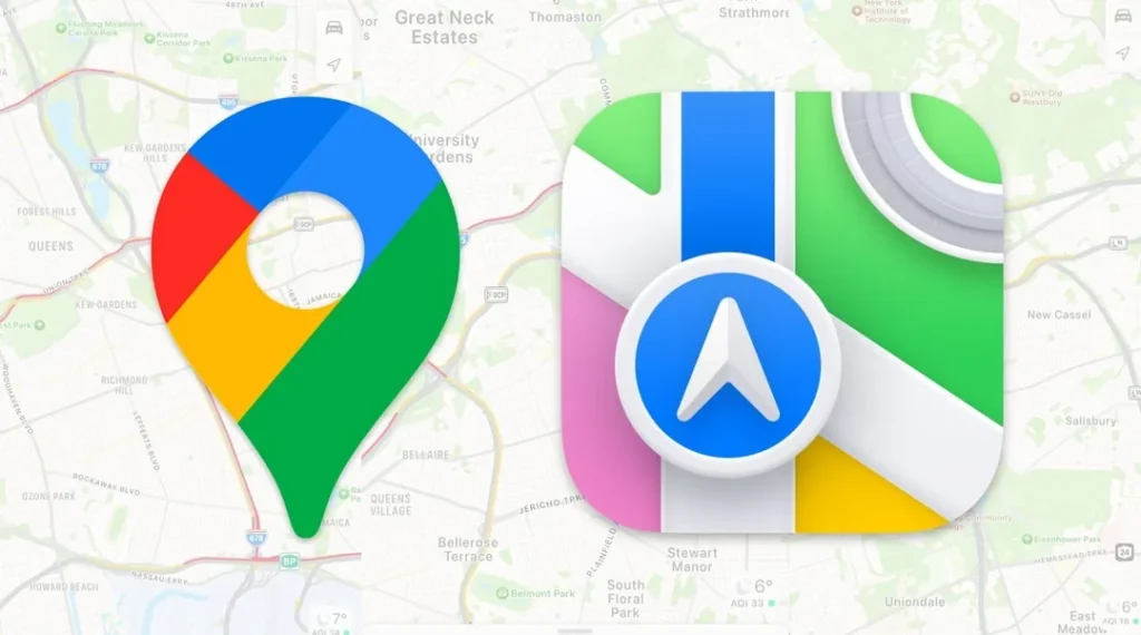 apple maps vs. google maps